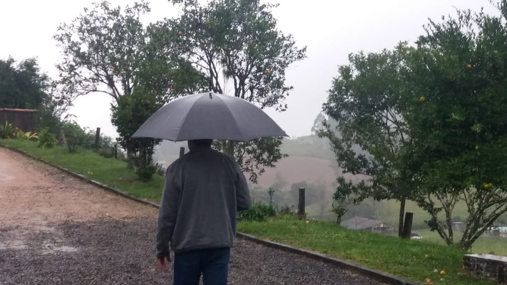 Chuva risco de alagamentos na região Sul alerta Defesa Civil