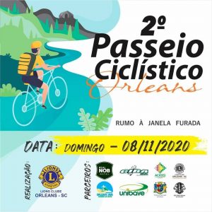 Lions Clube de Orleans promove 2º Passeio Ciclístico