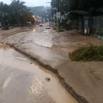 Temporal provoca mortes e estragos em Santa Catarina