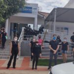 Ato nas unidades de saúde de Braço do Norte marca um ano de enfrentamento a pandemia