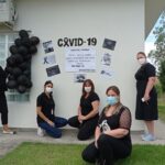 Ato nas unidades de saúde de Braço do Norte marca um ano de enfrentamento a pandemia