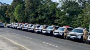 Vinte e uma novas viaturas são entregues ao 8ª RPM em Tubarão