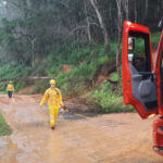 Corpo de Bombeiros Militar atua em diversas regiões por conta das chuvas em SC