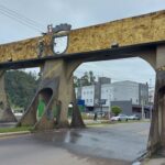 Unibave inicia restauro do Pórtico do Centenário de Orleans