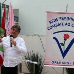 Pedra fundamental para a construção da sede da Rede Feminina de Orleans é lançada
