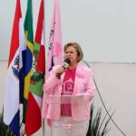 Pedra fundamental para a construção da sede da Rede Feminina de Orleans é lançada