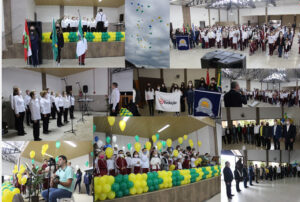 Mesmo com chuva homenagem cívica marca o Dia 7 de Setembro em São Ludgero