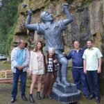 Estátua em homenagem a Zé Diabo é inaugurada em Orleans