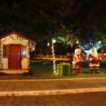 São Ludgero decorada e iluminada para o Natal