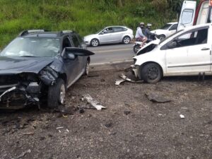 Grave acidente de trânsito resulta em uma vítima fatal na SC-390, em Lauro Müller