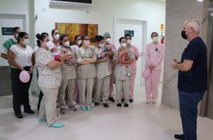 Após três meses, última das quadrigêmeas prematuras recebe alta do Hospital Unimed Criciúma