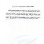 Extrato do Termo de Compromisso nº 01/2022- Famor