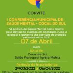 Cocal do Sul: 1ª Conferência Municipal de Saúde Mental acontece nesta quinta