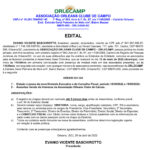 Associação Orleans Clube de Campo convoca associados para assembleia