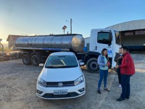 Prefeitura de Braço do Norte contrata caminhões de água potável para abastecer Município