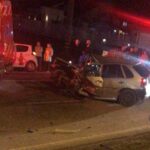 Grave acidente resulta em vítima presa nas ferragens, em Braço do Norte