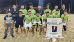 Santo Antônio e Dragon decidem o 11º Campeonato de Beach Soccer 2022 taça “Jaime Francelino”
