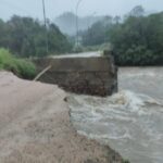 Chuva provoca estragos no município de Orleans