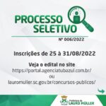 Município de Lauro Müller lança edital para realização de processo seletivo público