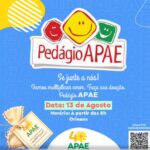 16° Pedágio da APAE acontece no próximo dia 13 de agosto em Orleans 16° Pedágio da APAE acontece no próximo dia 13 de agosto em Orleans