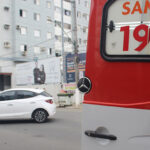 Acidente no centro de Orleans resulta em mulher ferida