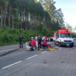 Motociclista morre após colidir frontalmente com carro na SC-108