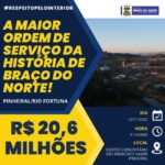 Maior ordem de serviço da história de Braço do Norte será autorizada neste sábado