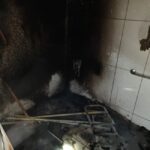 Incêndio atinge banheiro público em Orleans