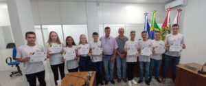Projeto Câmara Jovem: Vereadores Mirim de Rio Fortuna são emposados