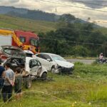 Grave acidente na SC-370 deixa uma pessoa ferida em Braço do Norte