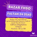 Hospital Santa Otília promove bazar com produtos apreendidos da RF