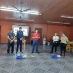 Corpo de Bombeiros realiza treinamento com equipe de saúde de Pedras Grandes 