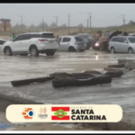 Tsunami Meteorológico foi registrado neste sábado (11) no litoral sul de Santa Catarina