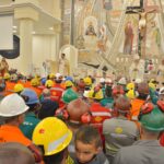 Missa homenageia o Setor Carbonífero e os mineiros no Santuário, em Içara