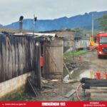 Corpo de Bombeiros combate incêndio em aviário, em Lauro Müller