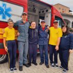 Corpo de Bombeiros Militar de Orleans entrega doações arrecadadas na Campanha do Agasalho