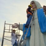 Museu ao Ar Livre revitaliza imagem sacra no alto do Morro da Santinha