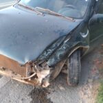 Colisão entre dois carros é registrada na SC 108 em Orleans Colisão entre dois carros é registrada na SC 108 em Orleans