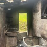 Bombeiros atendem ocorrência de incêndio em residência em Orleans