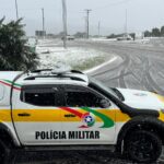 Neve cai pela 1° vez em 2025, em São Joaquim e Bom Jardim na serra Catarinense