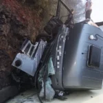 Acidente de trânsito interrompe o trânsito na Serra do Rio do Rastro