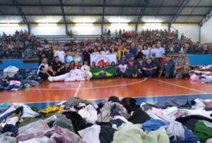 Cruz Vermelha de Criciúma e Equipe Multi-Institucional realizam a campanha “Frio Dói, Doe Calor”