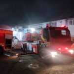 Somente danos materiais no incêndio em Orleans Somente danos materiais no incêndio em Orleans