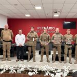Prefeitura de São Ludgero entrega fardamento e câmeras durante Solenidade da PM