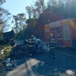 Motorista morre em grave acidente de trânsito na SC-446, em Treviso