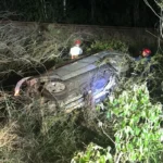 Capotamento deixa uma pessoa ferida e uma morta em Urussanga