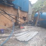 Em Braço Norte: Três funcionários ficam feridos após explosão de caldeira Em Braço Norte: Três funcionários ficam feridos após explosão de caldeira