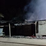 Incêndio em estufa de secagem de fumo mobiliza bombeiros em Orleans