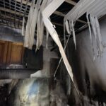 Bombeiros Militares atendem ocorrência de incêndio em edificação em Orleans Bombeiros Militares atendem ocorrência de incêndio em edificação em Orleans