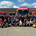 Participantes do Jovem Aprendiz vivenciam rotina do Corpo de Bombeiros em visita ao Unibave Participantes do Jovem Aprendiz vivenciam rotina do Corpo de Bombeiros em visita ao Unibave